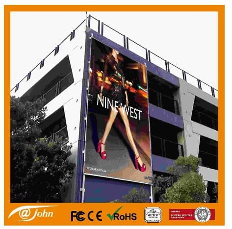 Advertising sign board outdoor banner display